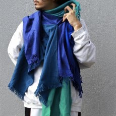 画像1: ink "FREELY SCARF" BLUE FREE (1)