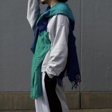 画像3: ink "FREELY SCARF" BLUE FREE (3)
