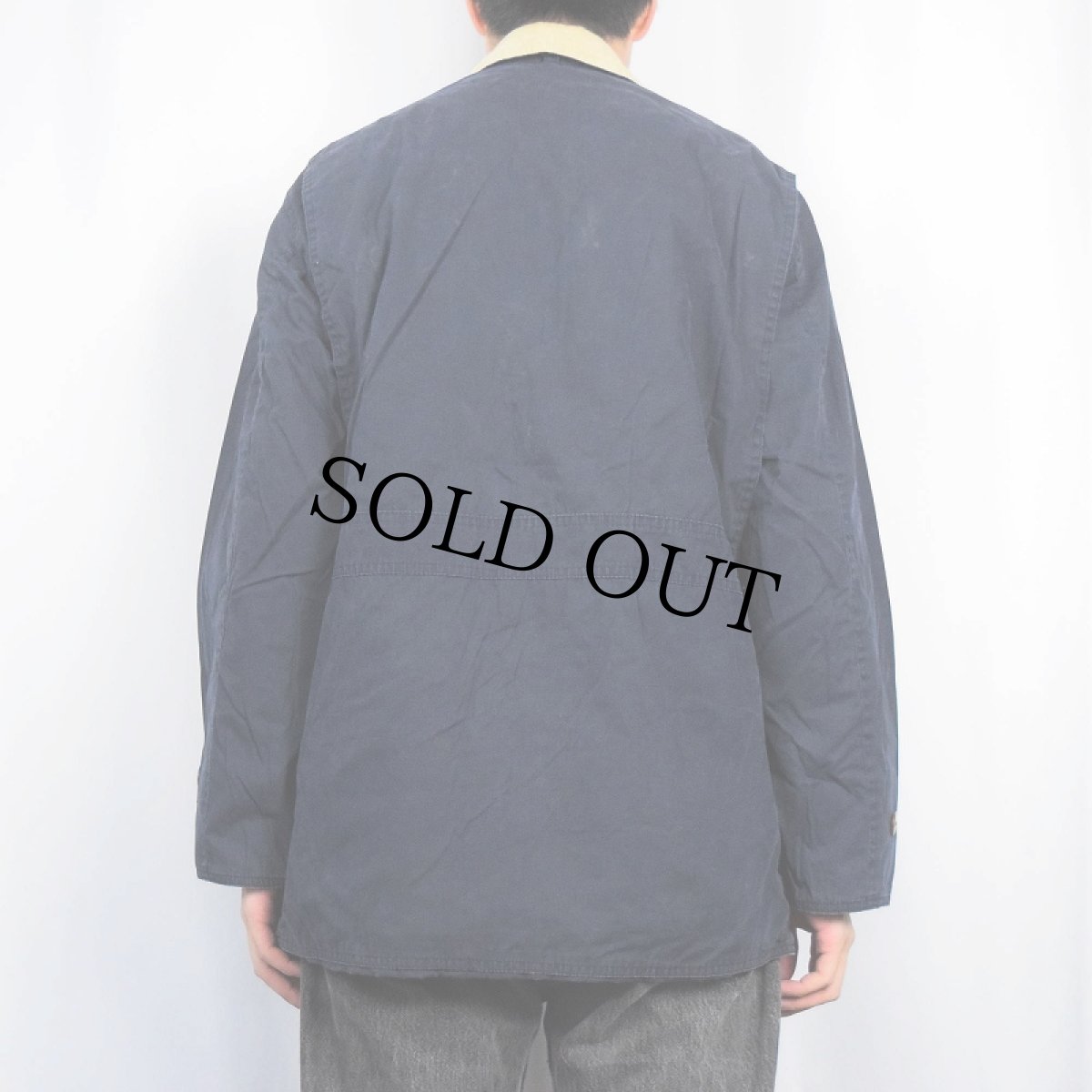 画像3: 90's J.CREW ハンティングジャケット NAVY S (3)