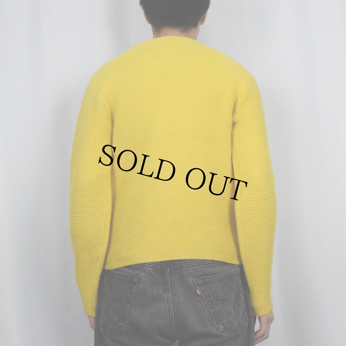 画像3: 60's Brent wood ウールニットジップジャケット M (3)