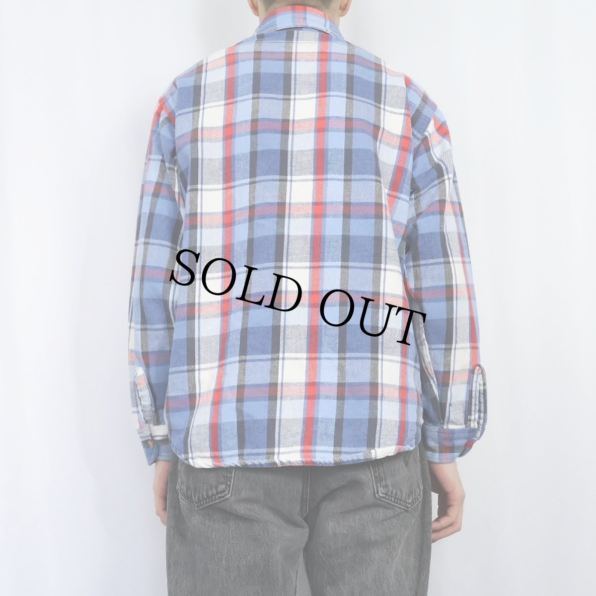 画像3: 80's BIGMAC USA製 チェック柄 ヘビーネルシャツ L (3)