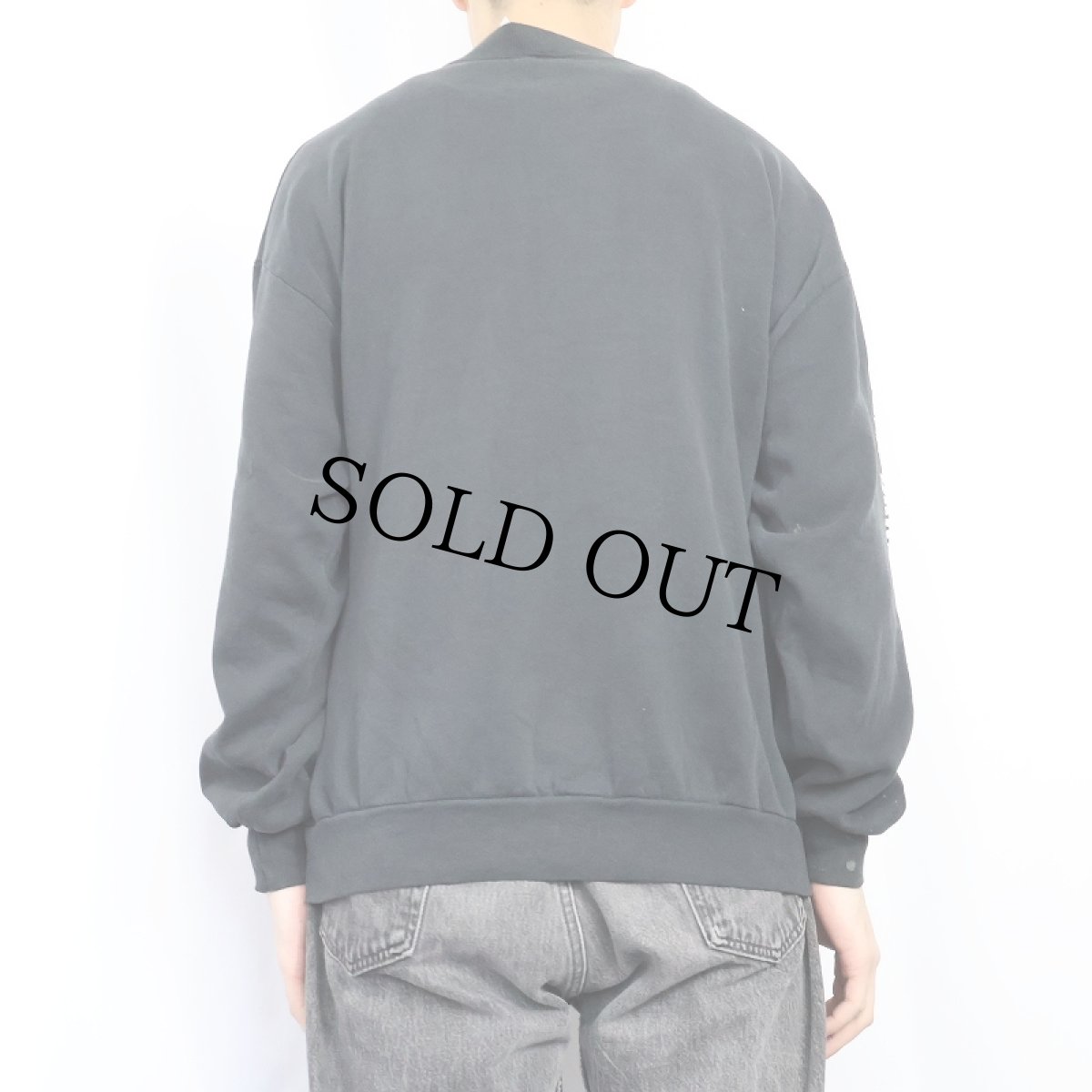 画像3: 90's JERZEES USA製 "PRESERVE OHIO WILDLIFE" イラストプリントスウェット BLACK XL (3)