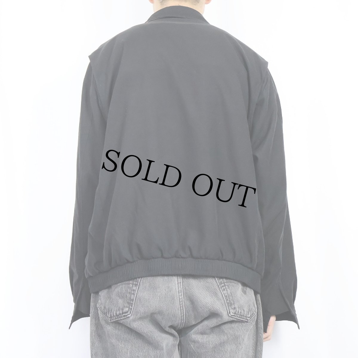 画像3: POLO Ralph Lauren ロゴ刺繍 スイングトップ BLACK XL (3)