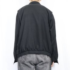画像3: POLO Ralph Lauren ロゴ刺繍 スイングトップ BLACK XL (3)