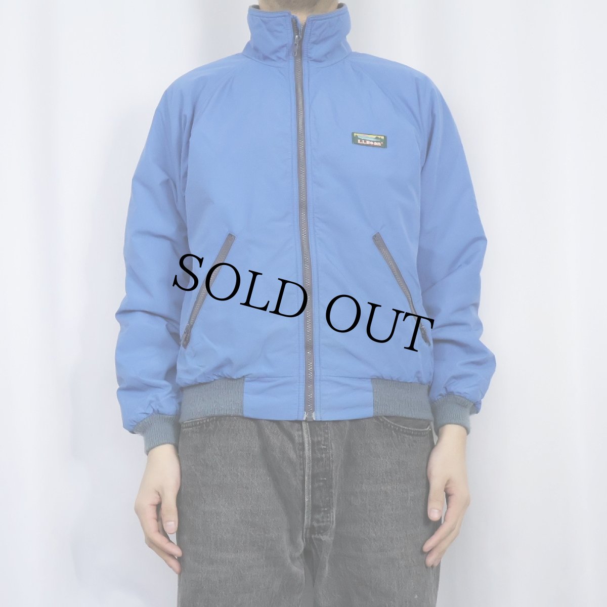 画像2: 80〜90's L.L.Bean "Warm-up Jacket" フリースライナー シェルドジャケット (2)