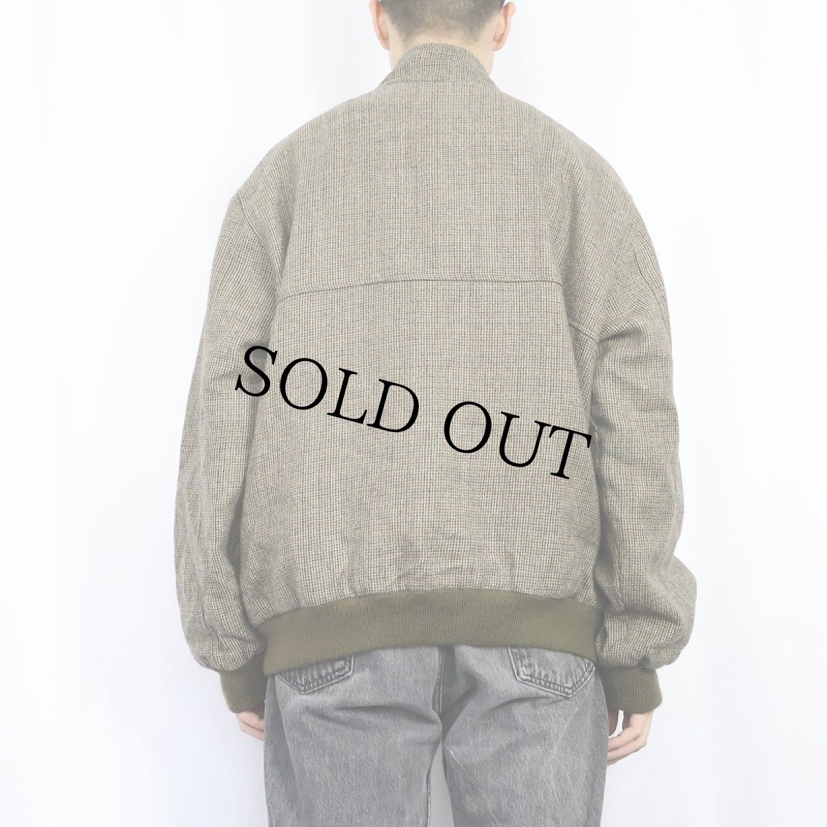 画像3: ORVIS ガンクラブチェック柄 ウールスイングトップ XL (3)