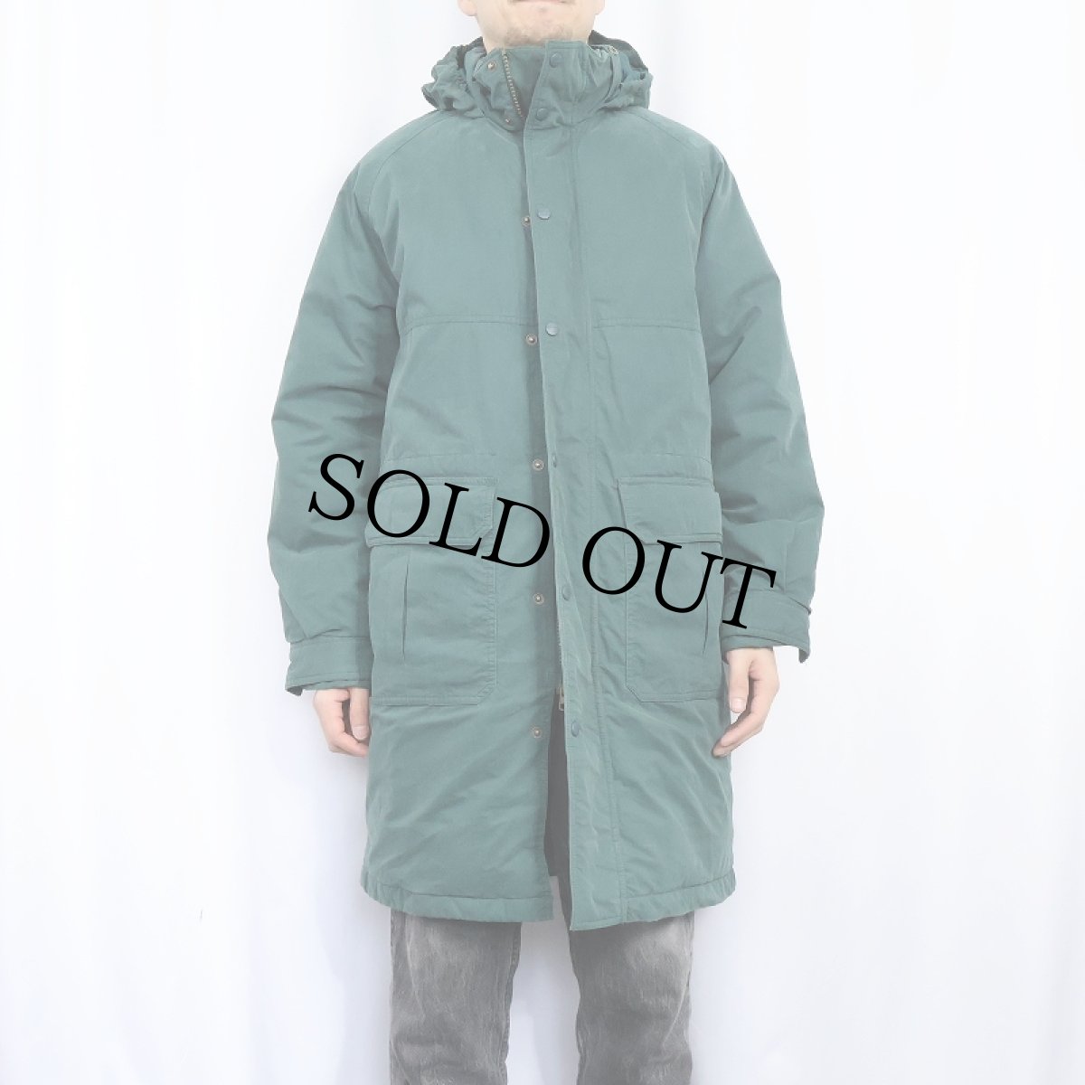 画像2: 80's L.L.Bean ナイロンダウンコート S (2)