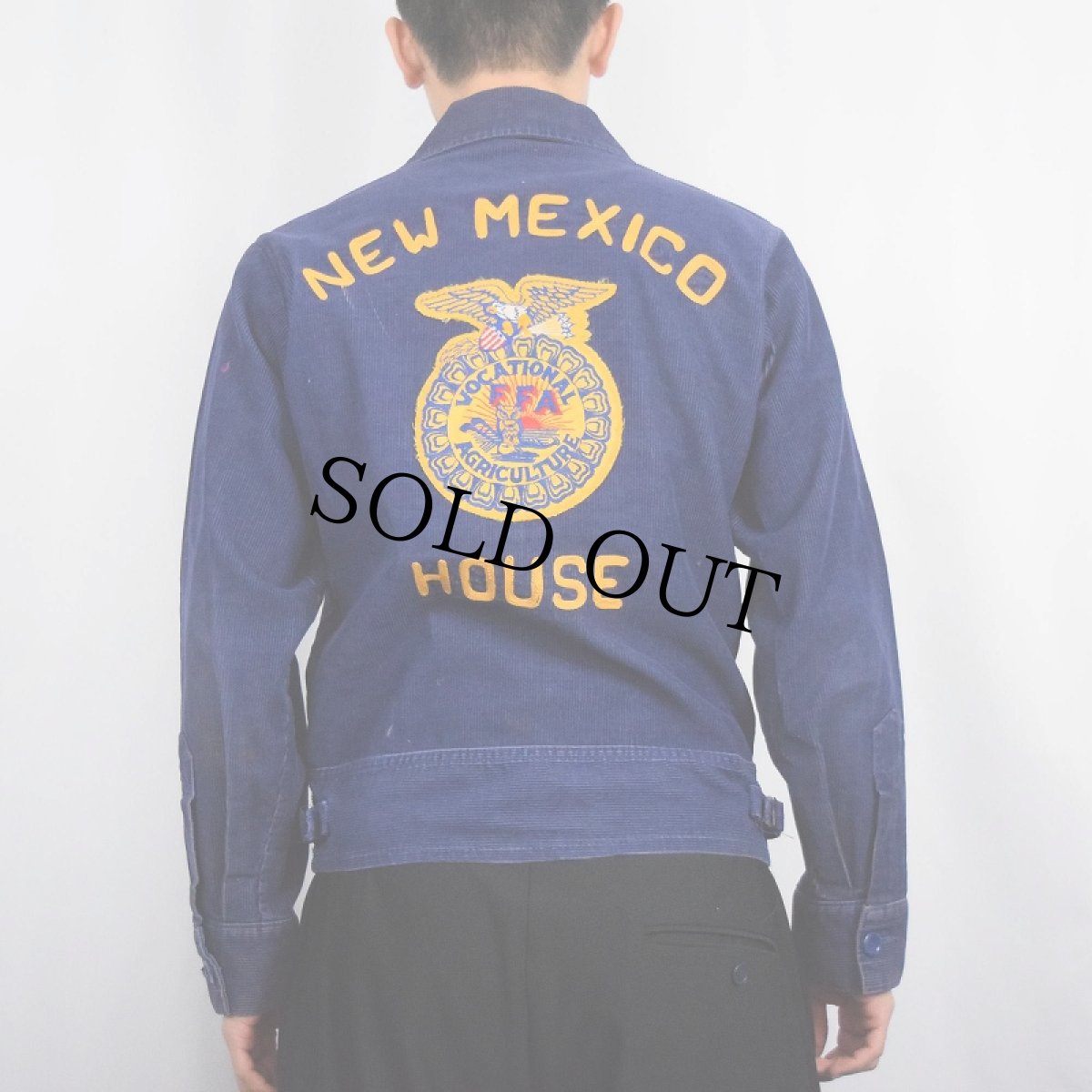 画像4: 60〜70's FFA "NEW MXICO" ファーマーズコーデュロイジャケット SIZE36 (4)