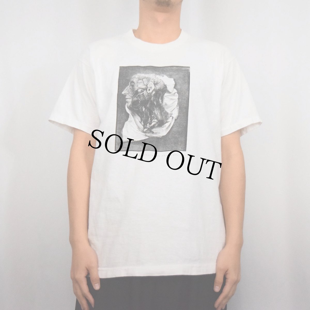 画像2: 90's UNKNOWN USA製 "Presentation House Gallery" アートプリントTシャツ L (2)