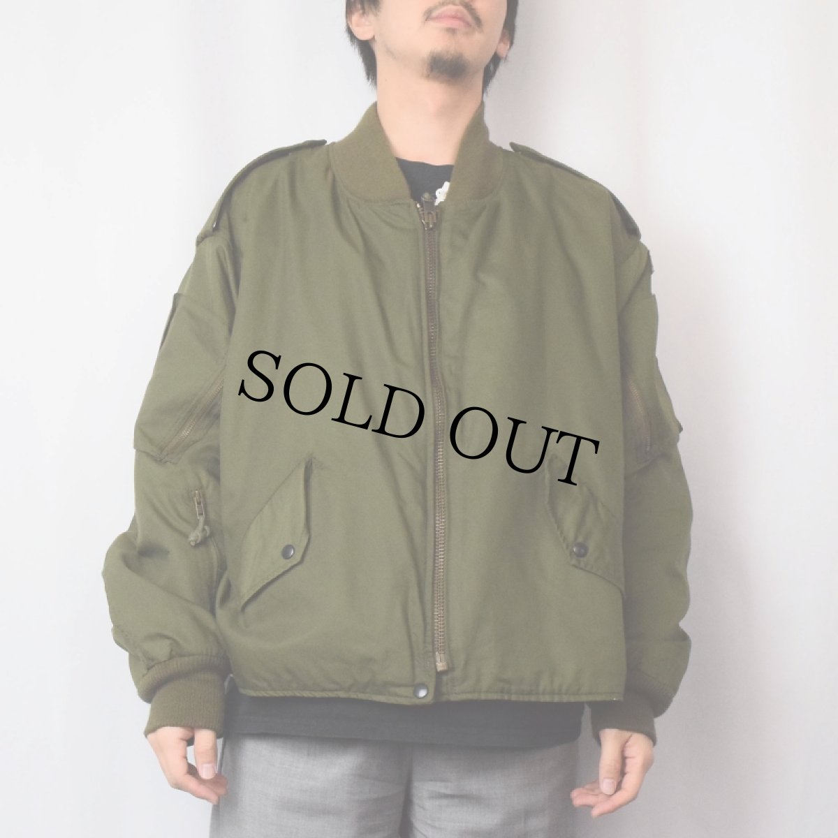 画像2: 2000s ROYAL CANADIAN AIR FORCE フライトジャケット  (2)