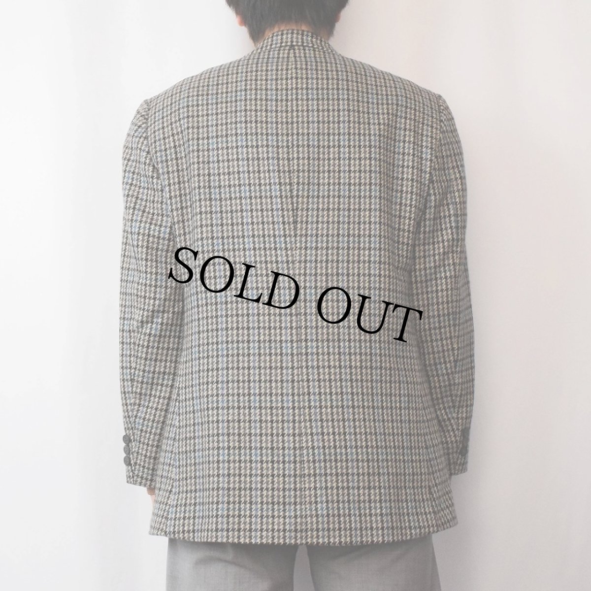 画像3: 70's カシミア ツイードテーラードジャケット  (3)