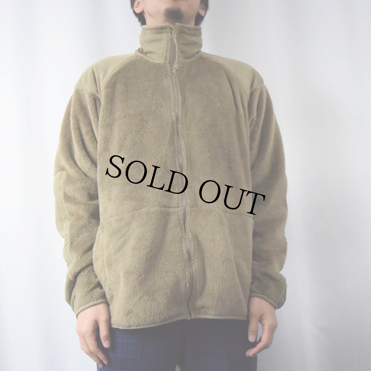 画像2: U.S.MILITARY ECWCS GEN3 Cold Weather コヨーテフリースジャケット MEDIUM-REGULAR (2)