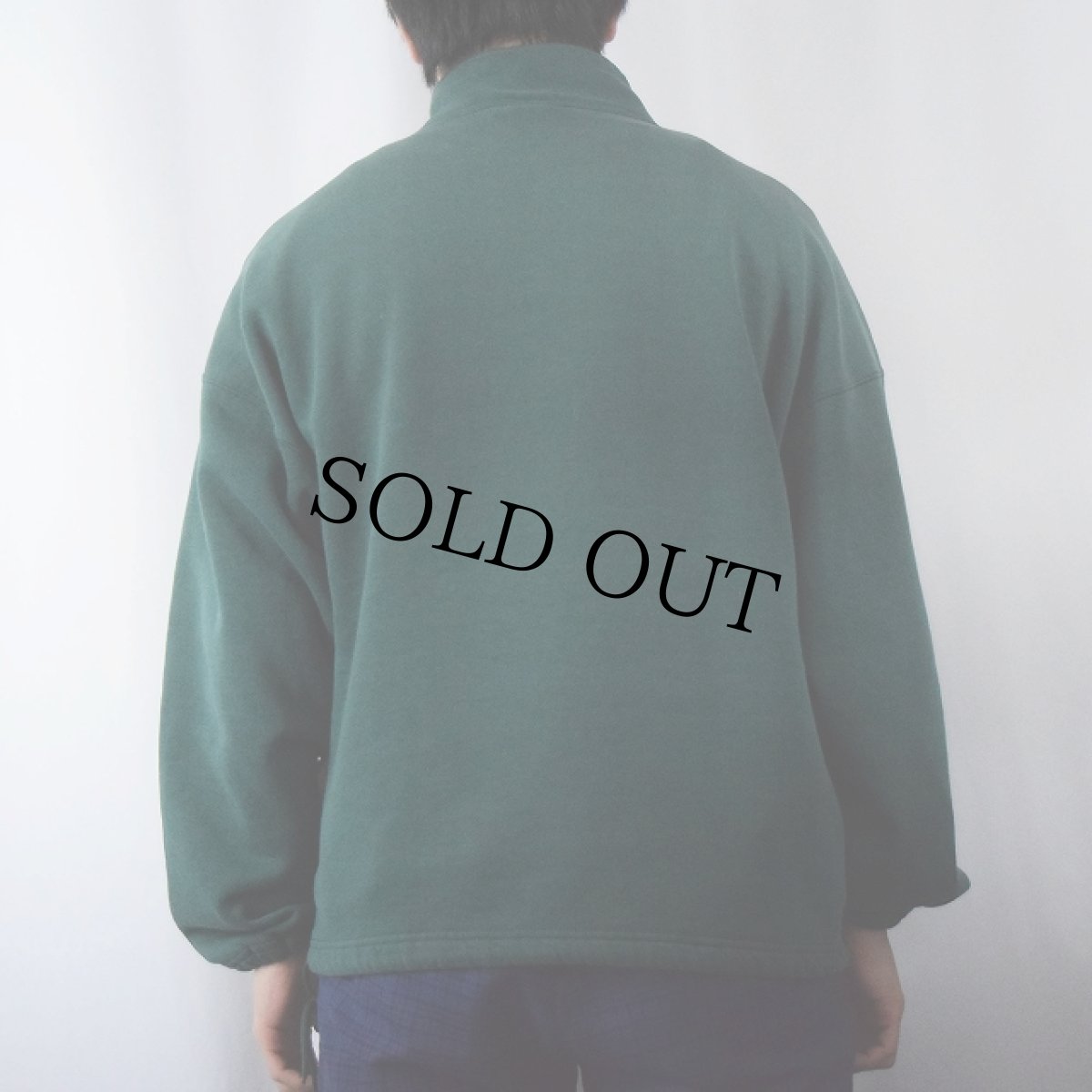 画像3: 90's RUSSEL ATHELETIC USA製 ハーフジップスウェット M (3)