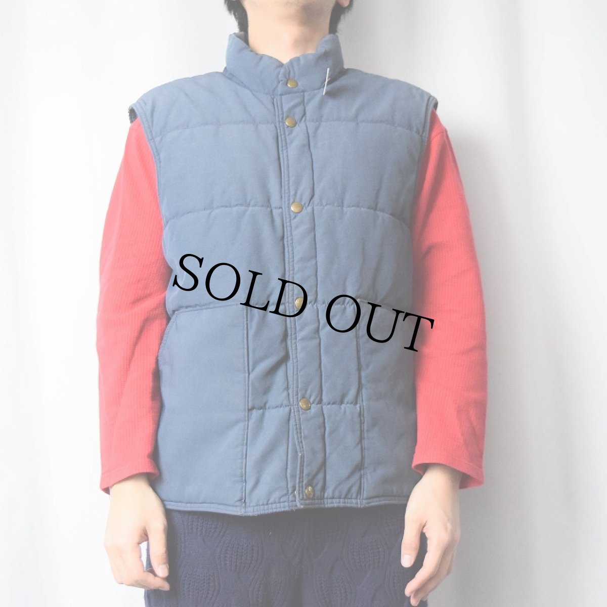 画像2: 80's L.L.Bean ダウンベスト  (2)