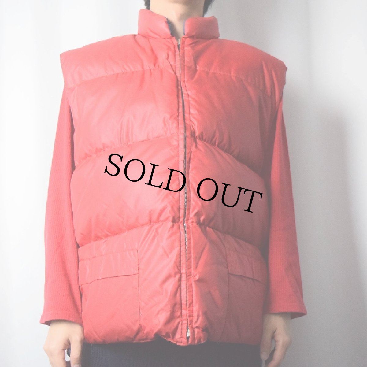 画像5: 70's〜 リバーシブルダウンベスト F (5)