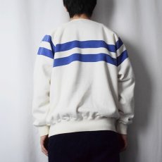 画像3: POLO Ralph Lauren ユニパッチ付き 前V ラグランスウェット L (3)