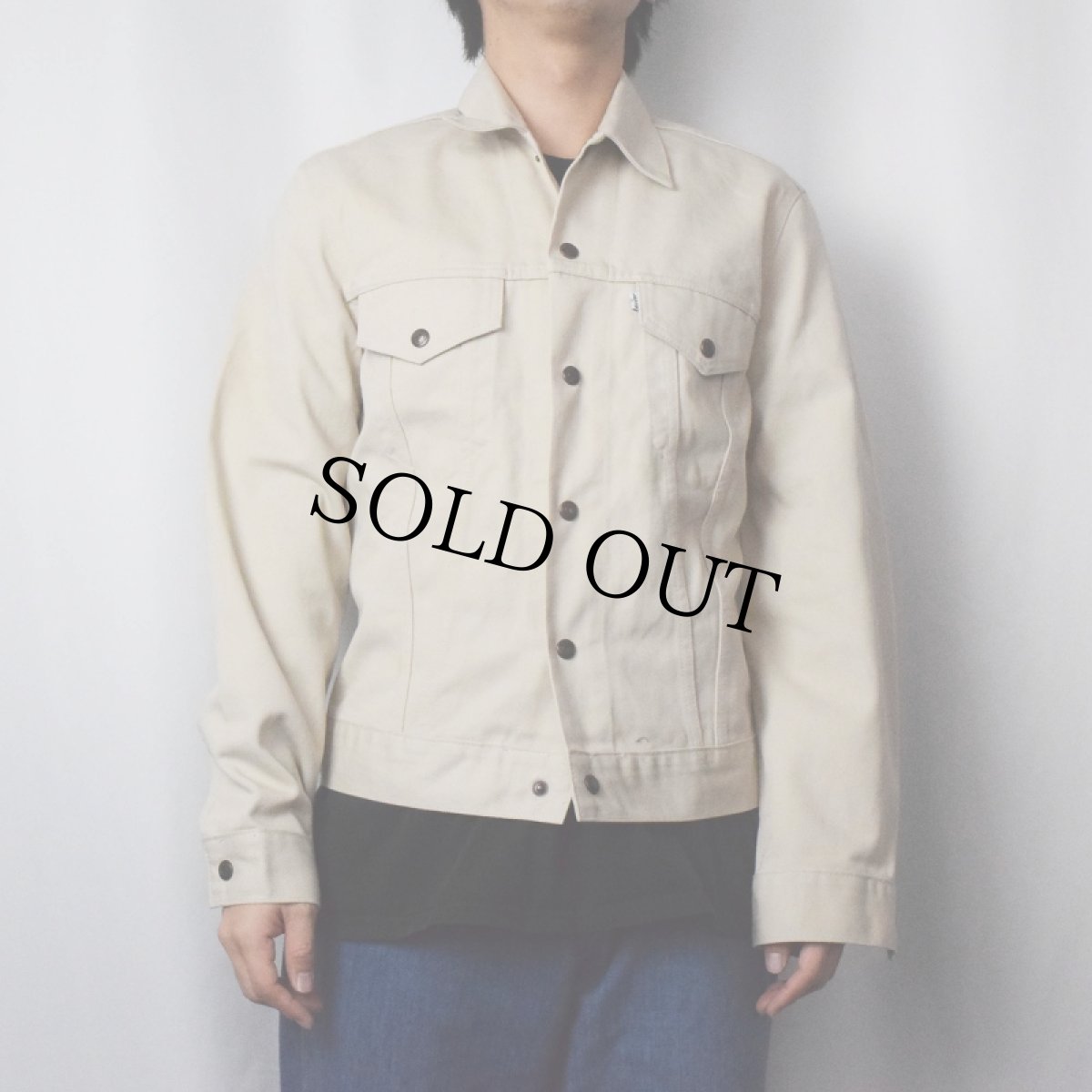 画像2: 90's Levi's ITALY製 STA-PREST JACKET L  (2)