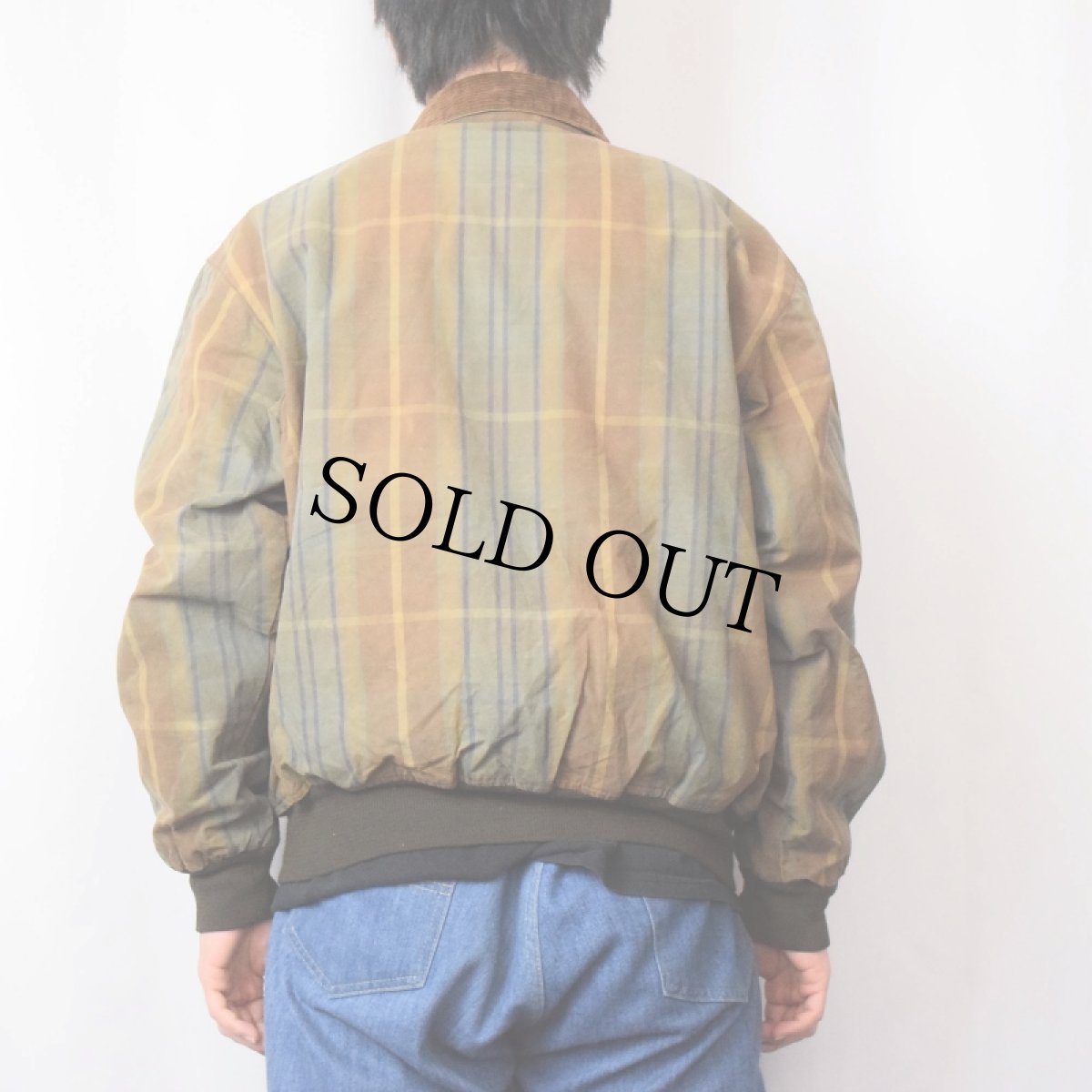 画像3: [お客様お支払い処理中]90's〜 POLO Ralph Lauren PORTUGAL製 チェック柄 オイルドジャケット M (3)