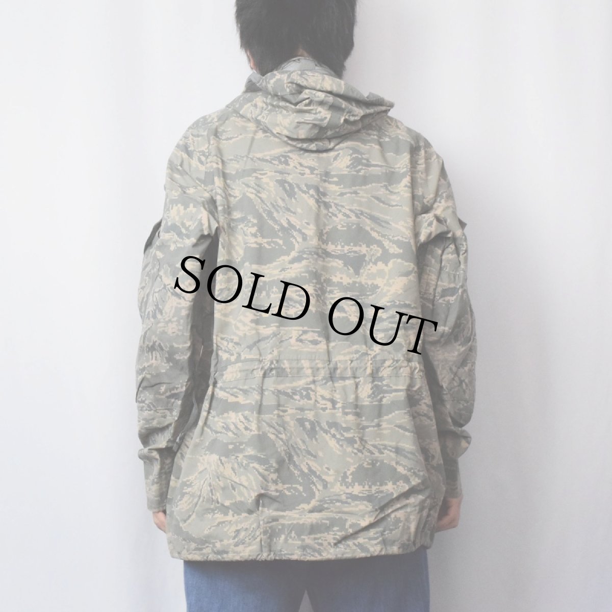 画像3: 2000's U.S.AIR FORCE APECS ABU デジタルタイガーカモ GORE-TEX パーカー LARGE-REGULAR (3)