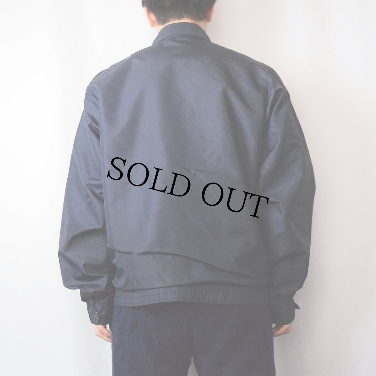 画像3: 60's McGREGOR USA製 "Nylon Anti-Freeze" ボアライナー ナイロンスイングトップ NAVY SIZE42 LONG (3)