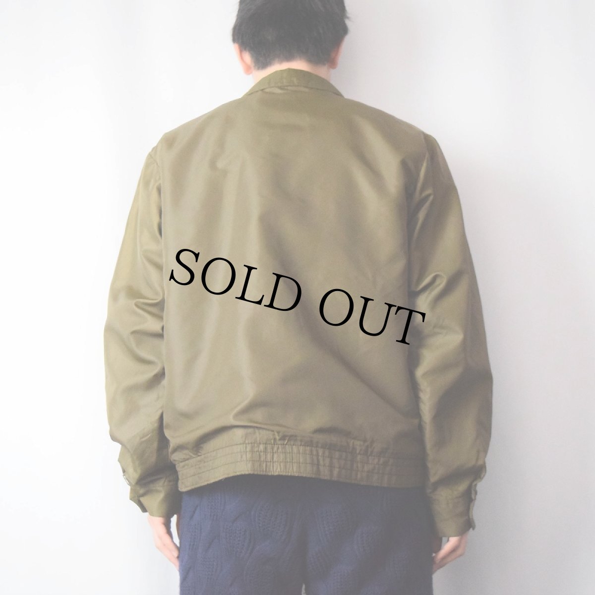 画像3: 60's McGREGOR USA製 "Nylon Anti-Freeze" ボアライナー ナイロンスイングトップ BROWN SIZE42 (3)