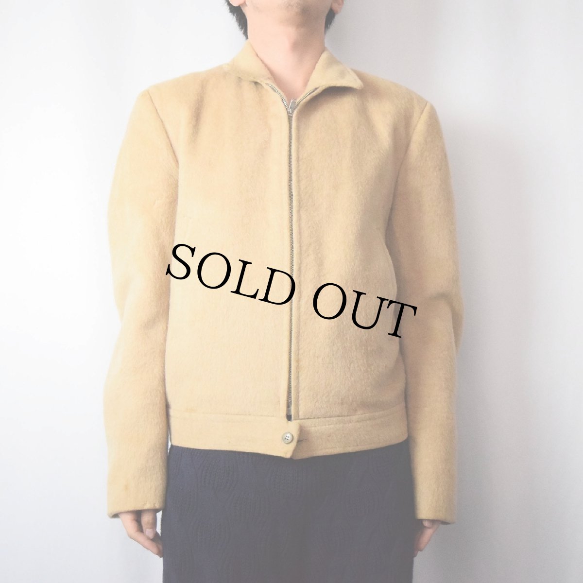 画像2: 50〜60's K.WILLY CO. ウールスポーツジャケット (2)