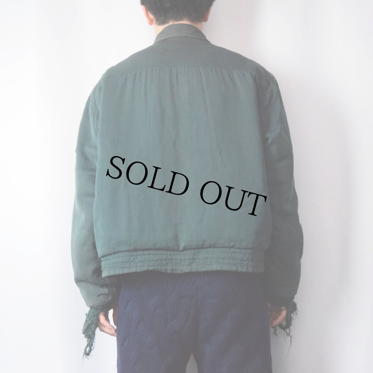 画像6: 50〜60's WEATHERCREST 中綿入り コットン×レーヨンギャバジン リバーシブルジャケット (6)