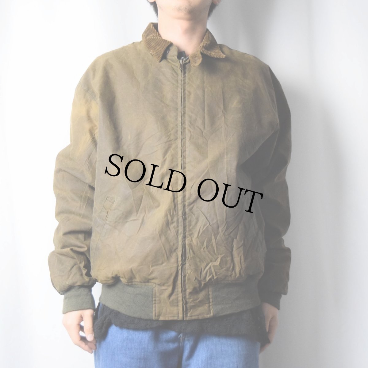 画像2: 90's〜 POLO Ralph Lauren USA製 オイルドジャケット L (2)