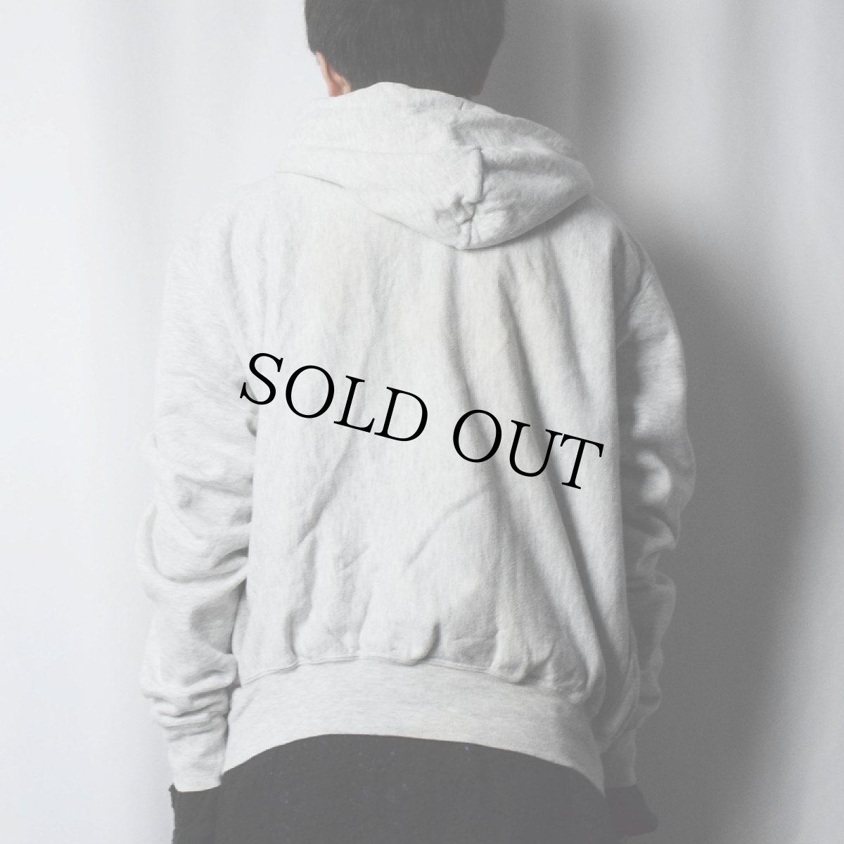 画像3: 90's Champion USA製 "ARMY" スウェットジップパーカー M (3)