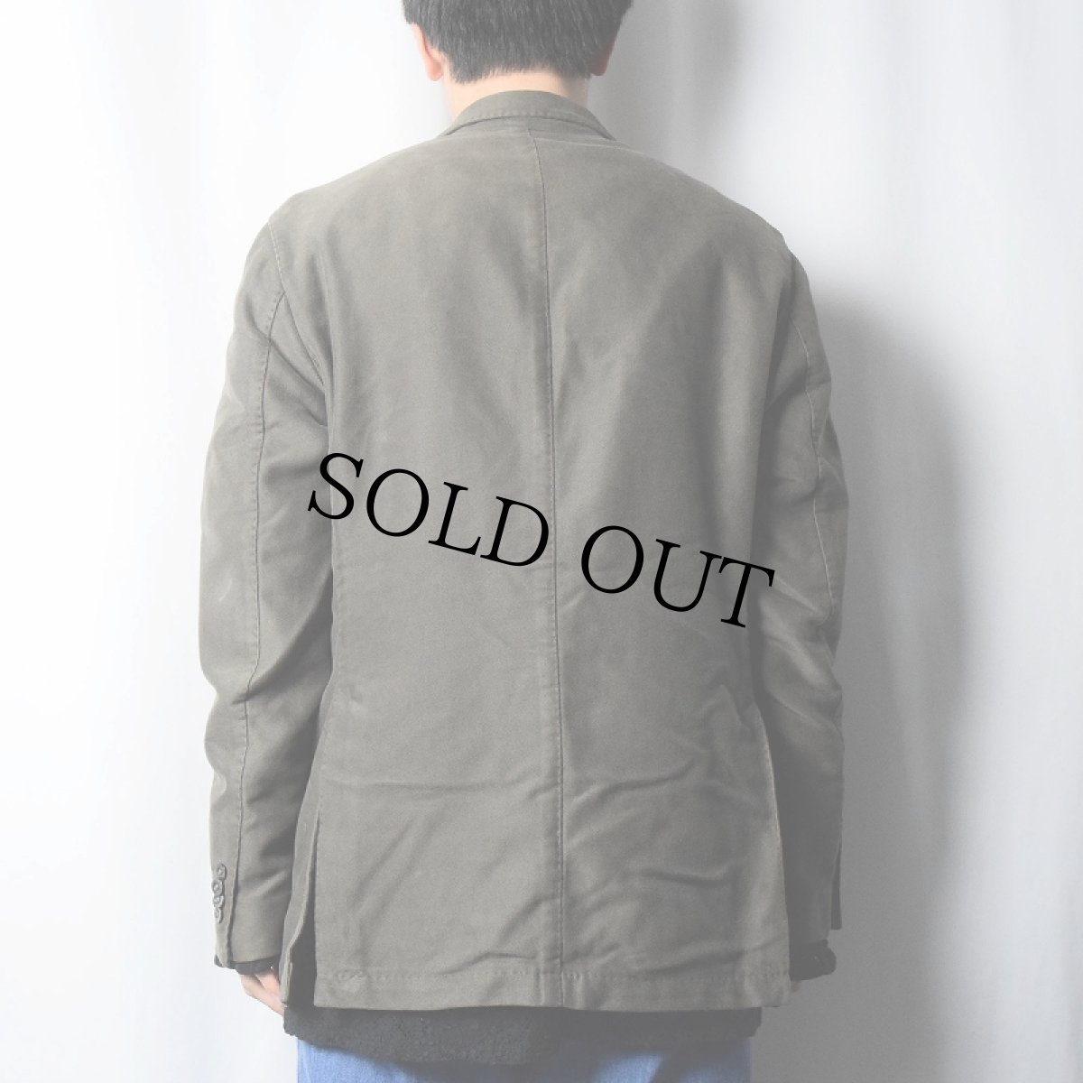 画像3: BOLIOLI テーラードジャケット KHAKI SIZE 54 (3)