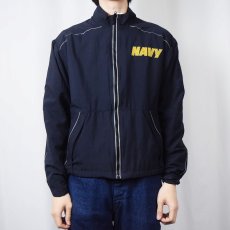 画像3: 2000's US.NAVY ナイロン ランニングジャケット S (3)