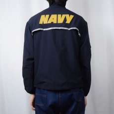 画像4: 2000's US.NAVY ナイロン ランニングジャケット S (4)