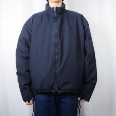 画像2: POLO Ralph Lauren 中綿入り コットン×ナイロン ジップジャケット NAVY XXL (2)