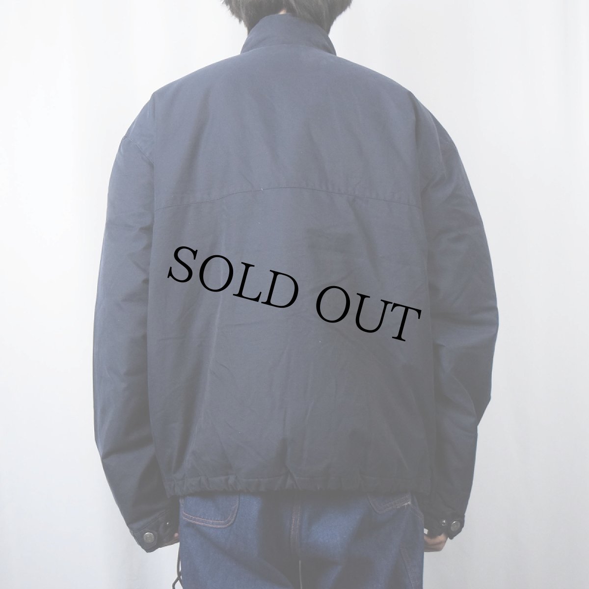 画像3: POLO Ralph Lauren 中綿入り コットン×ナイロン ジップジャケット NAVY XXL (3)