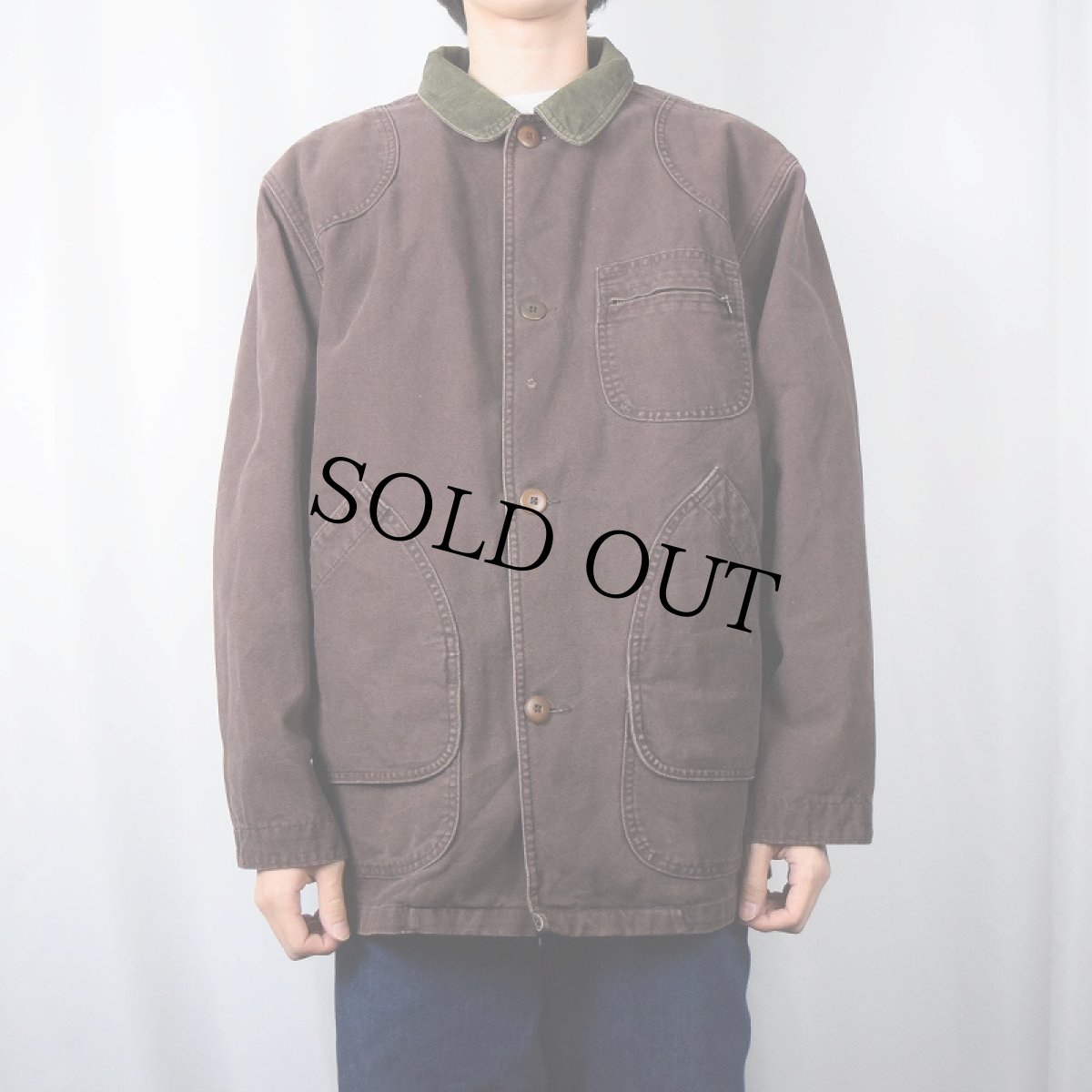 画像2: 90's L.L.Bean "PRIMALOFT" ライナー付き ダックハンティングジャケット L (2)