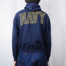 画像4: 90's SOFEE USA製 "NAVY" リフレクタープリントスウェット NAVY M (4)