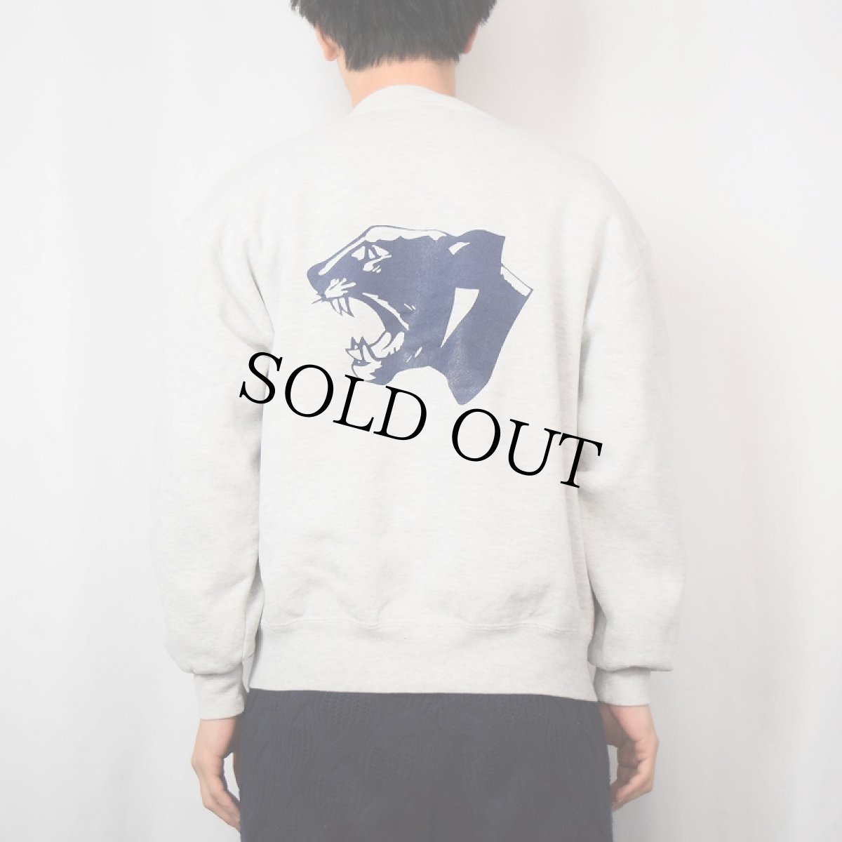 画像4: 90's RUSSEL ATHELETIC USA製 "PRINCIPIA VOLLEYBALL" 前V バックプリントスウェット L (4)