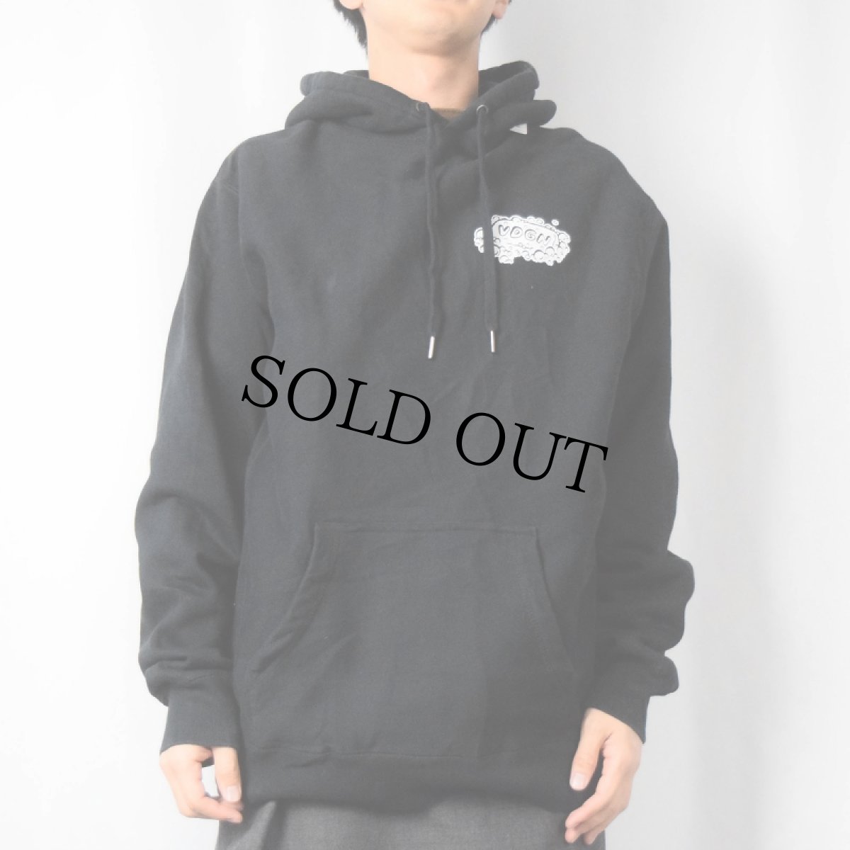 画像3: VARDAGEN "WASH YOUR HANDS" シュールプリントスウェットフーディー BLACK L (3)