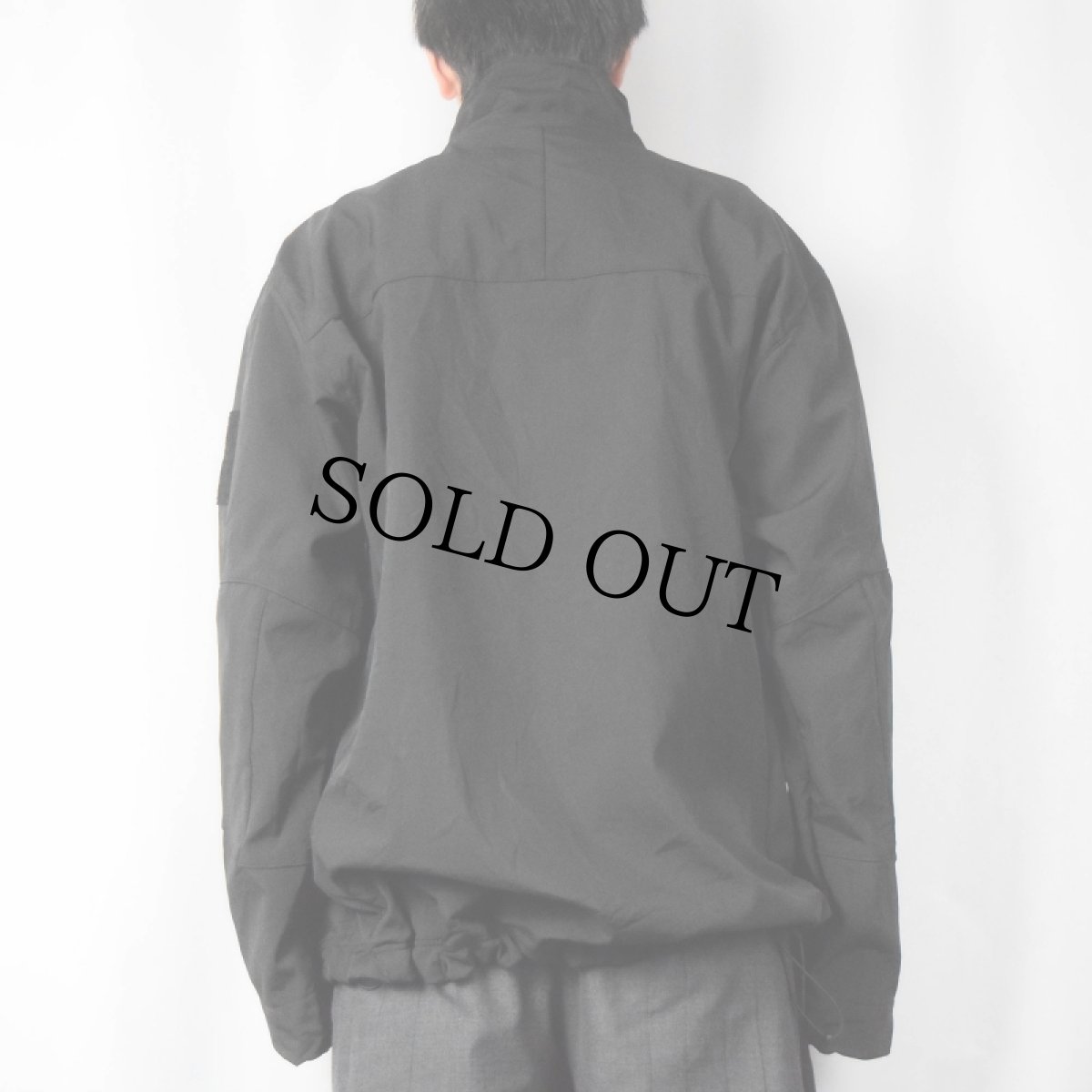 画像4: ミリタリータイプ ソフトシェルジャケット BLACK 3XL (4)