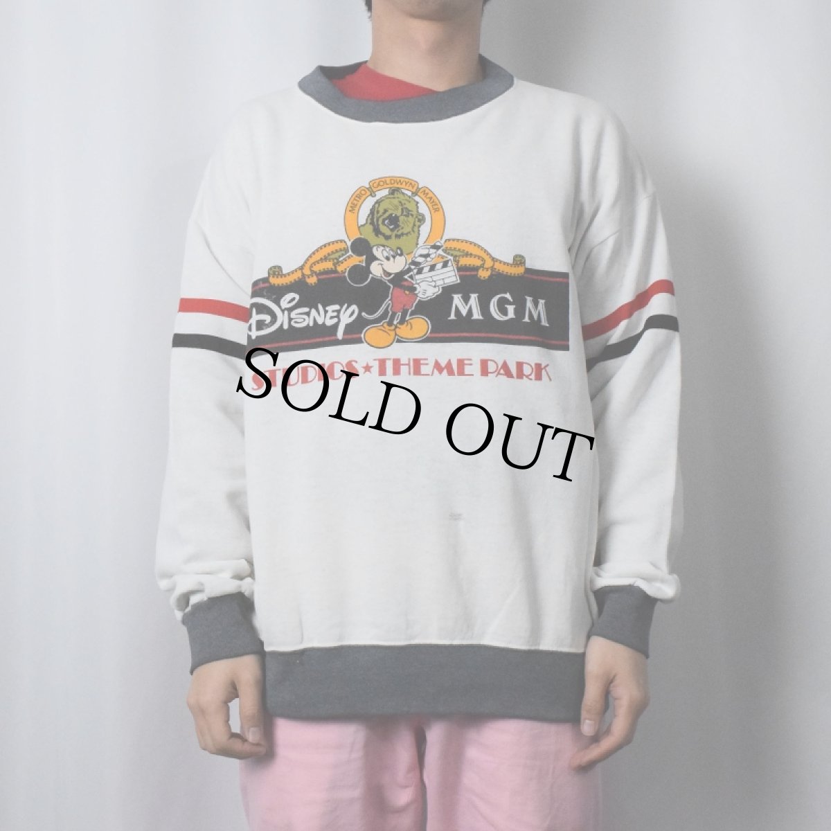 画像3: 80's Disney × MGM USA製 "STUDIOS THEME PARK" キャラクタープリントスウェット XL (3)