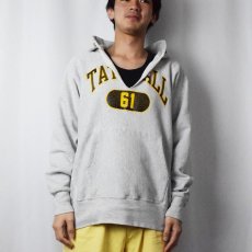 画像2: 90's Champion REVERSE WEAVE USA製 "TATNALL 61" プリントスウェットフーディー L (2)