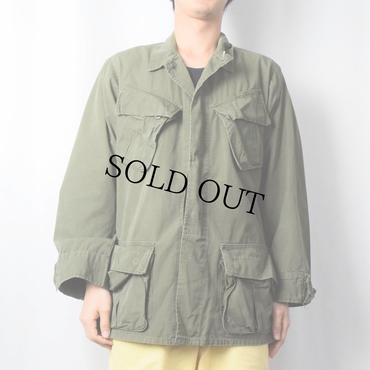 画像3: 70's U.S.AIR FORCE ジャングルファティーグジャケット 5th SMALL-REGULAR (3)