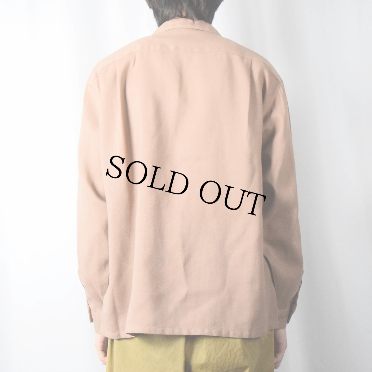 画像3: 60's TOWNCRAFT Plus Penneys レーヨン混 オープンカラーシャツ XL (3)