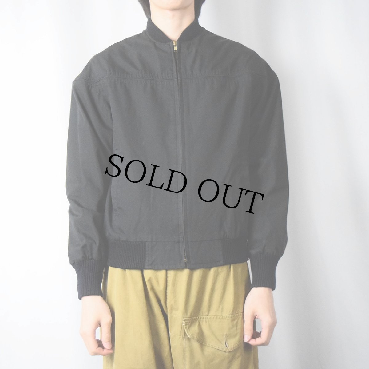 画像2: 90's J.J.COCHRAN ダービージャケット BLACK S (2)