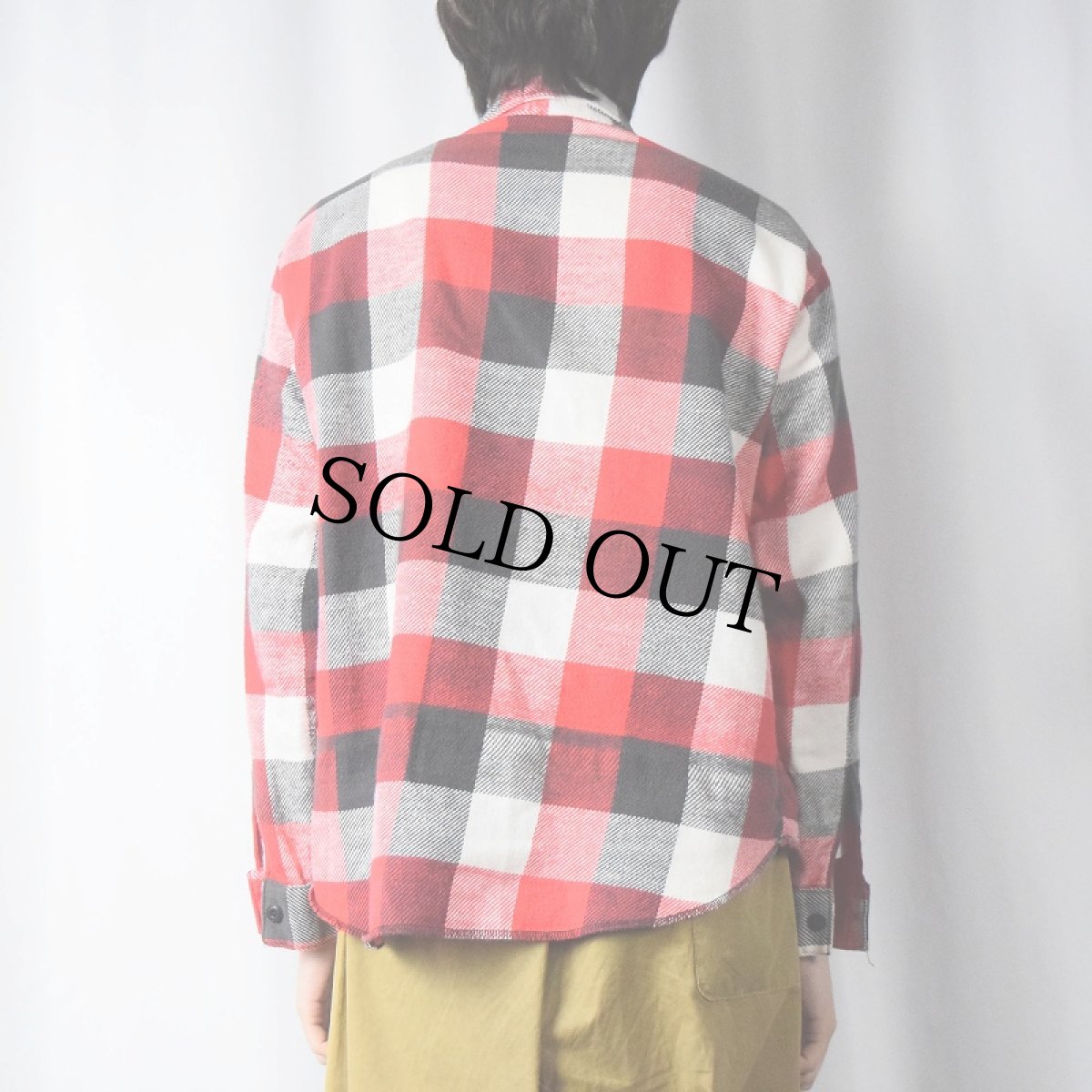 画像3: 70's FROSTPROOF チェック柄 ヘビーネルシャツ SIZE16 1/2 (3)