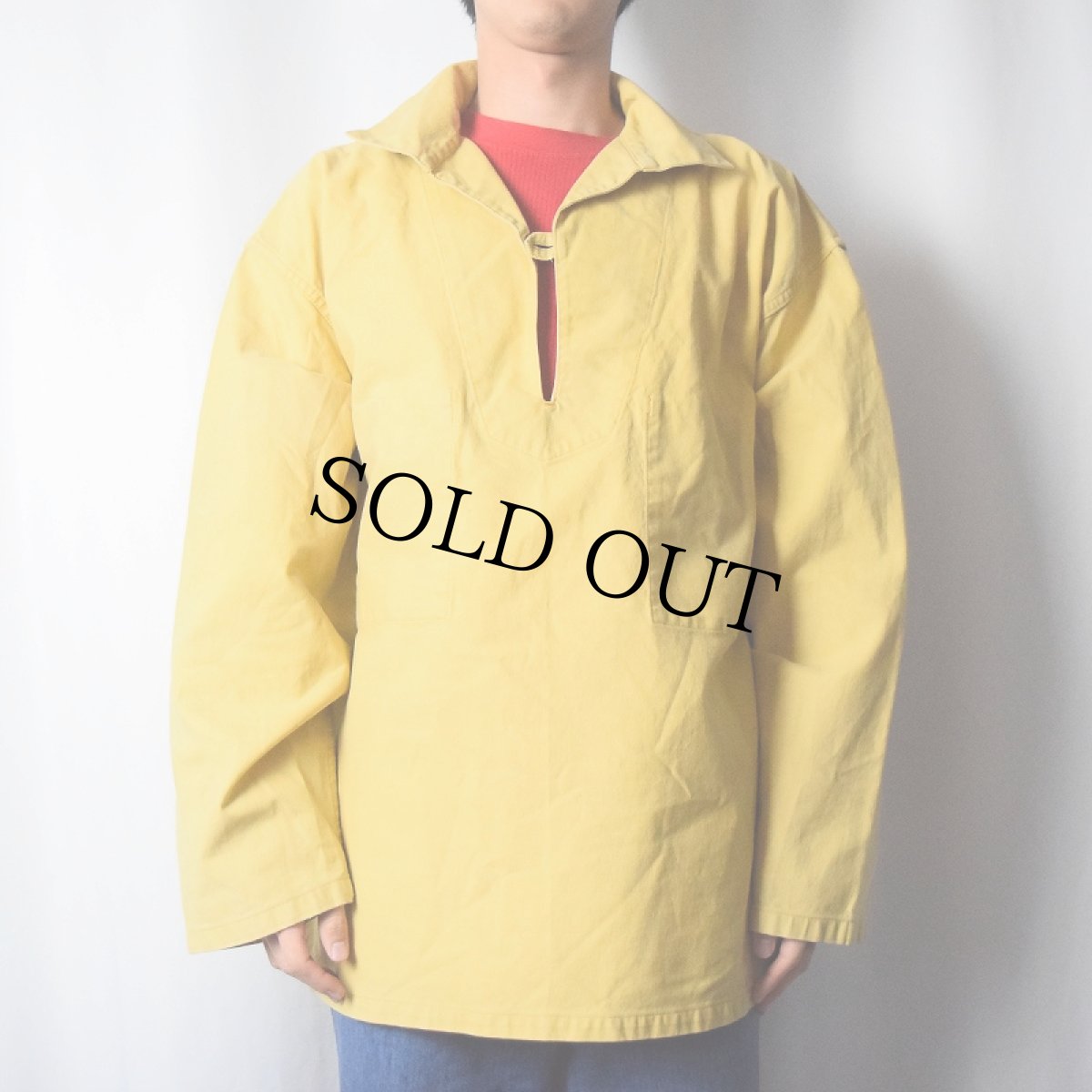 画像2: 80's LE GLAZIK フィッシャーマンスモック (2)