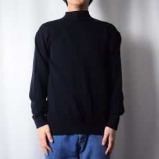 画像2: 60's U.S.NAVY GOBウールニットセーター NAVY LARGE  (2)