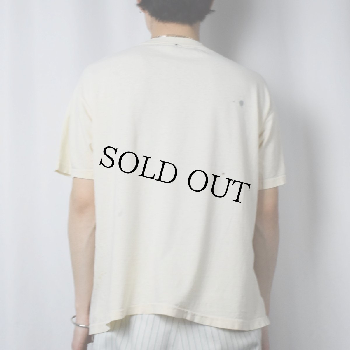 画像3: 80's Ralph Steadman "Running magazine EAT AND RUN" アートプリントTシャツ (3)