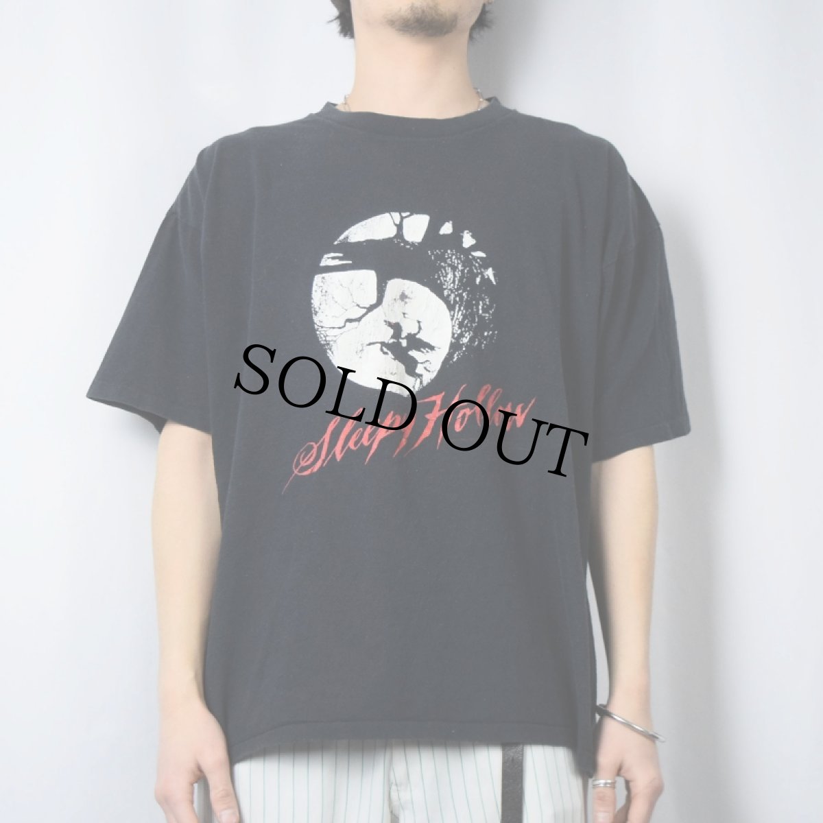 画像2: 2000's Sleepy Hollow ファンタジーホラー映画プリントTシャツ XL (2)