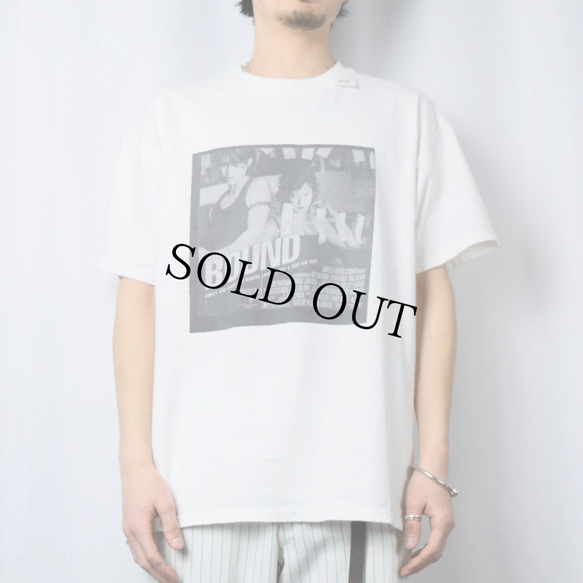 画像2: BOUND クライム映画プリントTシャツ L (2)